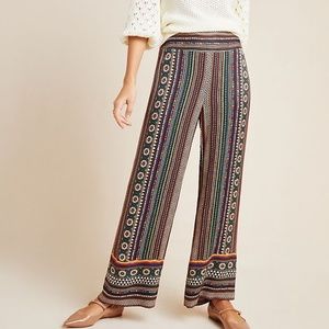 Farm Rio Satin Wide Leg Pants